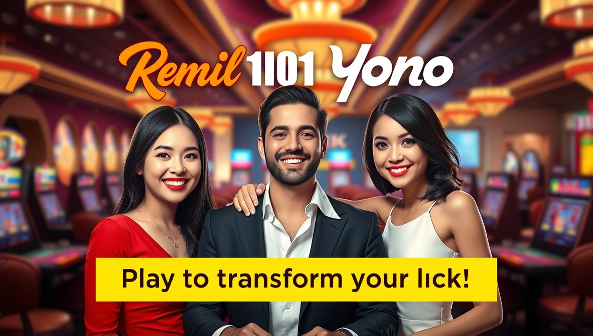 Remi 101 Yono gaming platform interface showing secure login and registration options